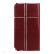 【マルチ スマホケース】Free Size Case Cross (Burgundy)