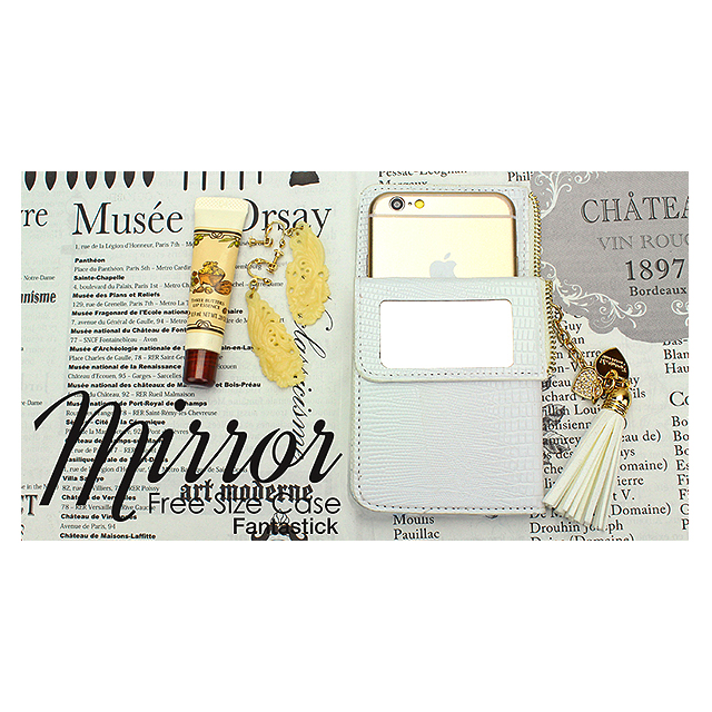 【マルチ スマホケース】Free Size Case mirror (White)サブ画像