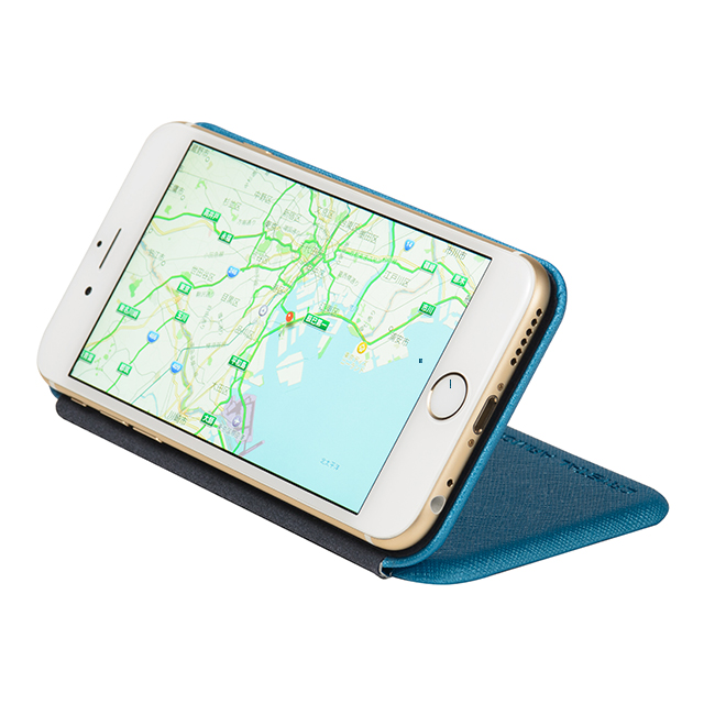 【iPhone6s Plus/6 Plus ケース】手帳型クラムシェルケース Zara (Blue)サブ画像