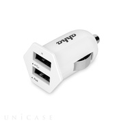 Dual USB Car Charger (CAP 2.4 (ホワイト)