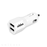 Dual USB Car Charger (PILLAR 3.4 (ホワイト)