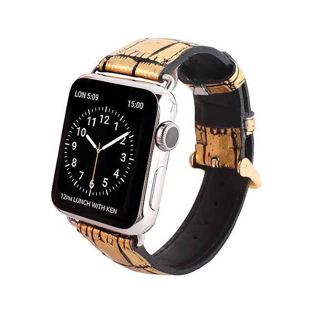 【Apple Watch バンド 44/42mm】クロコシリーズ (Gold Croco) for Apple Watch Series4/2/1goods_nameサブ画像