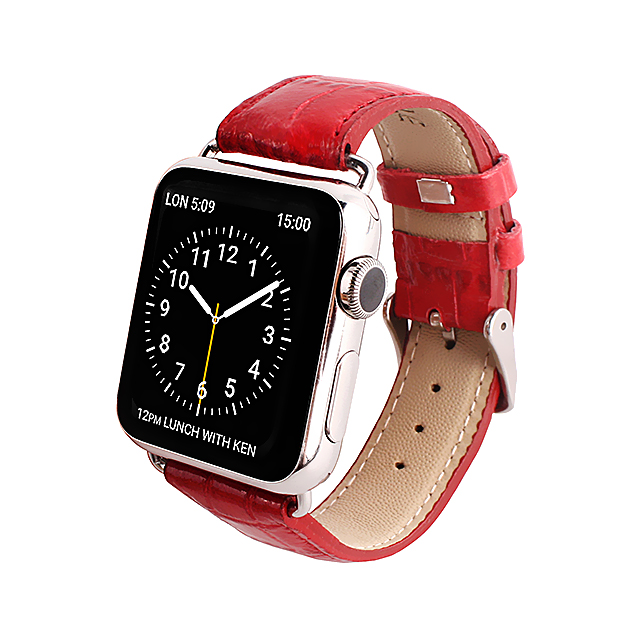【Apple Watch バンド 44/42mm】クロコシリーズ (Red Croco) for Apple Watch Series4/2/1goods_nameサブ画像
