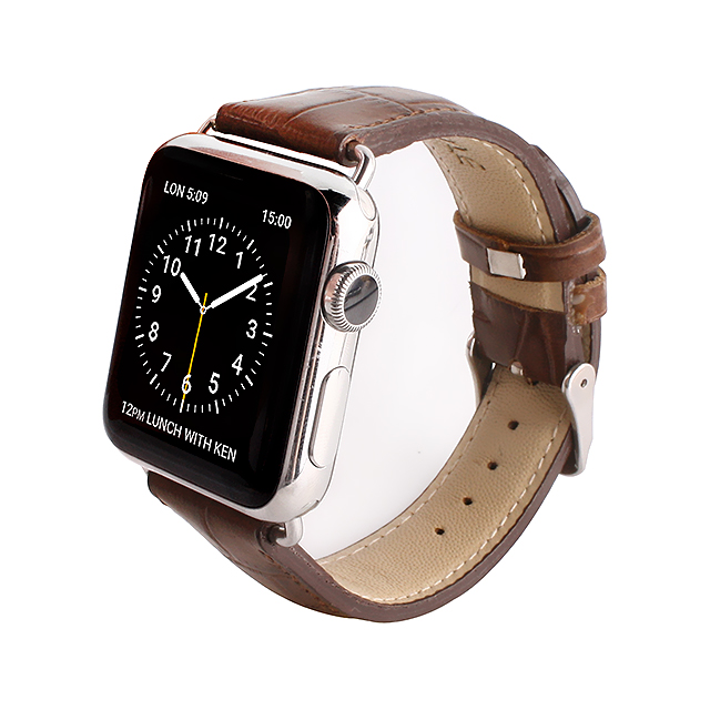 【Apple Watch バンド 44/42mm】クロコシリーズ (Brown Croco) for Apple Watch Series4/2/1goods_nameサブ画像