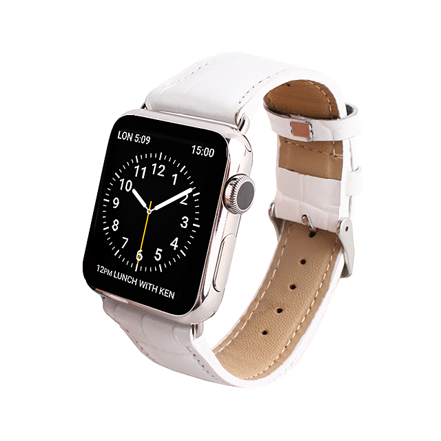 【Apple Watch バンド 40/38mm】クロコシリーズ (White Croco) for Apple Watch Series4/2/1goods_nameサブ画像