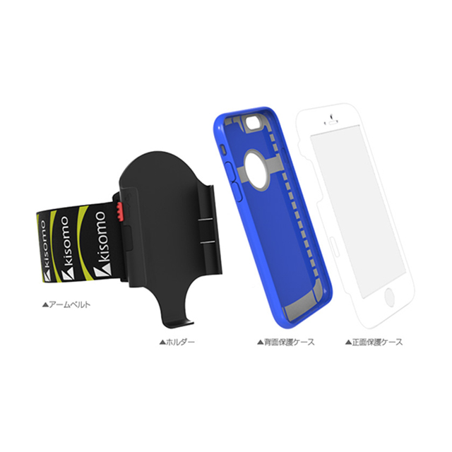 【iPhone6s/6 ケース】ケース一体型アームベルト Energia (ブラック)goods_nameサブ画像