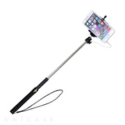 撮影スティック Selfie Stick (ブラック) [iPhone専用]