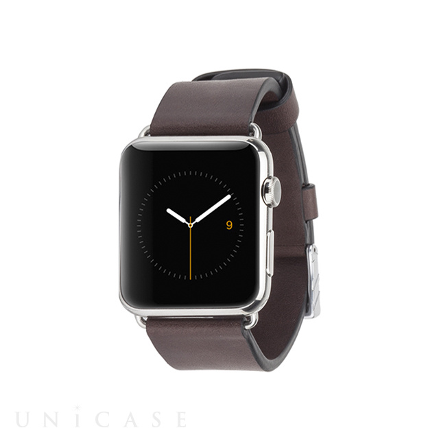 【Apple Watch バンド 45/44/42mm】Apple Watchband Signature Leather (Tobacco) for Apple Watch SE(第2/1世代)/Series9/8/7/6/5/4/3/2/1