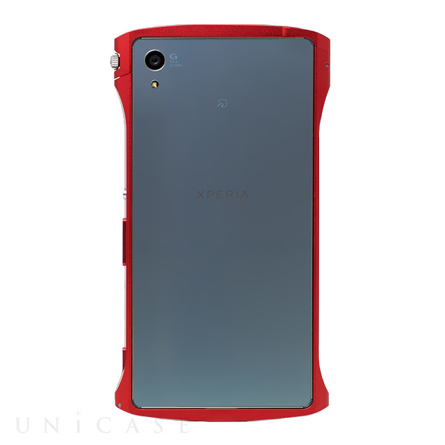 Xperia Z4 ケース Cleave Aluminum Bumper Chrono Red Deff Iphone