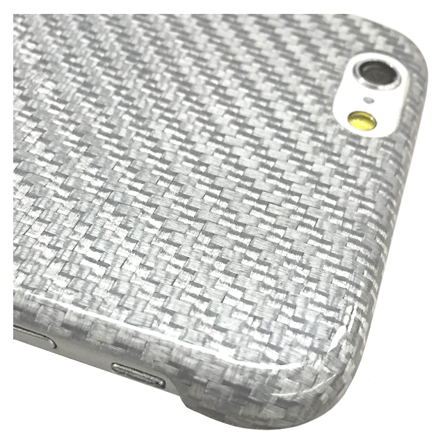 【iPhone6s/6 ケース】Glass Fiber Case for iPhone6s/6 Silverサブ画像