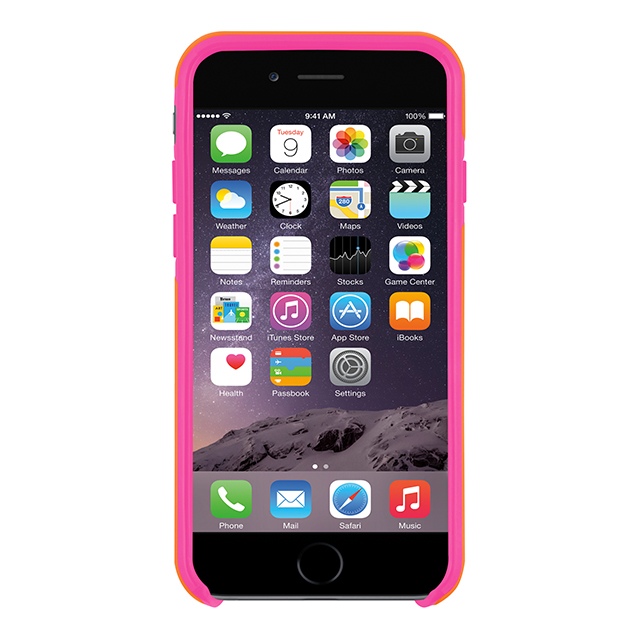 【iPhone6s/6 ケース】Hybrid Hardshell Case (Fairmont Stripe Pink/Orange)サブ画像