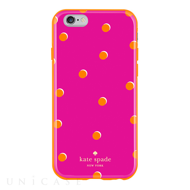 【iPhone6s/6 ケース】Flexible Hardshell (Scattered Pavillion Pink/Orange)