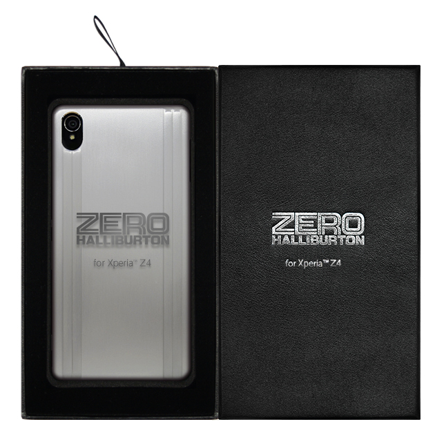 【XPERIA Z4 ケース】ZERO HALLIBURTON for XPERIA Z4 (Silver)