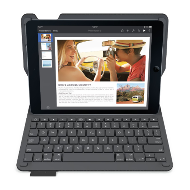 【iPad Air2 ケース】キーボード一体型保護ケース ブラックサブ画像
