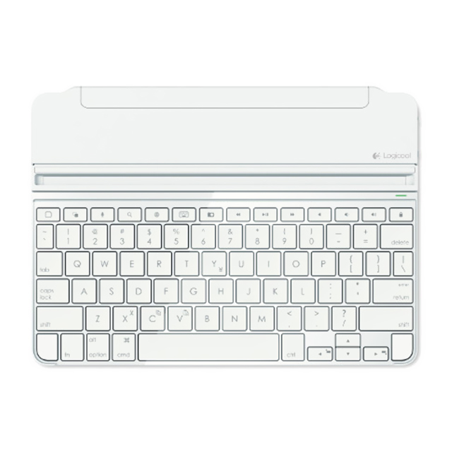 【iPad Air2 ケース】ウルトラスリム マグネットクリップ キーボードカバー シルバーサブ画像