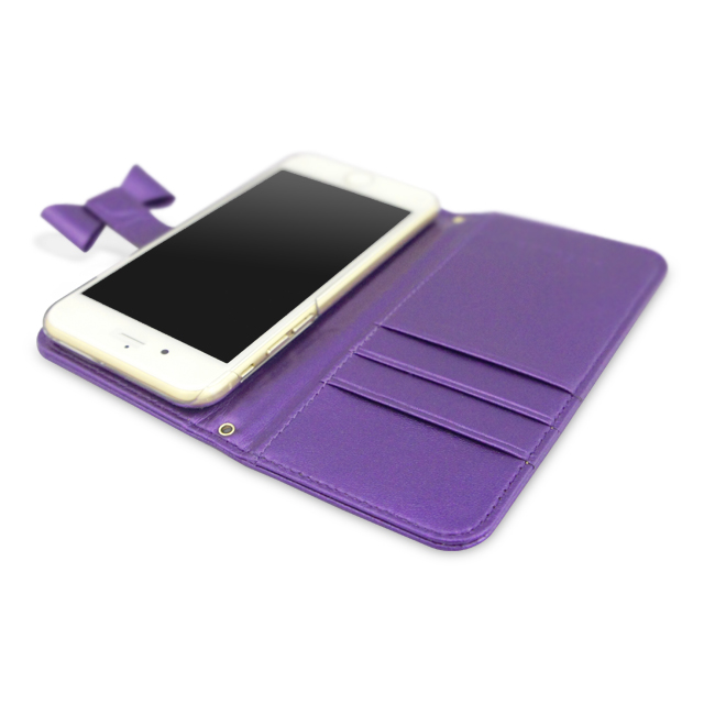 【iPhone6s Plus/6 Plus ケース】Ribbon Diary Purple for iPhone6s Plus/6 Plusサブ画像