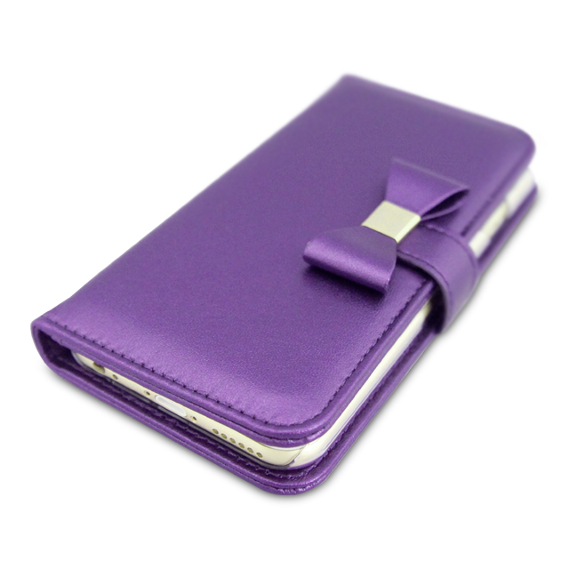 【iPhone6s Plus/6 Plus ケース】Ribbon Diary Purple for iPhone6s Plus/6 Plusサブ画像