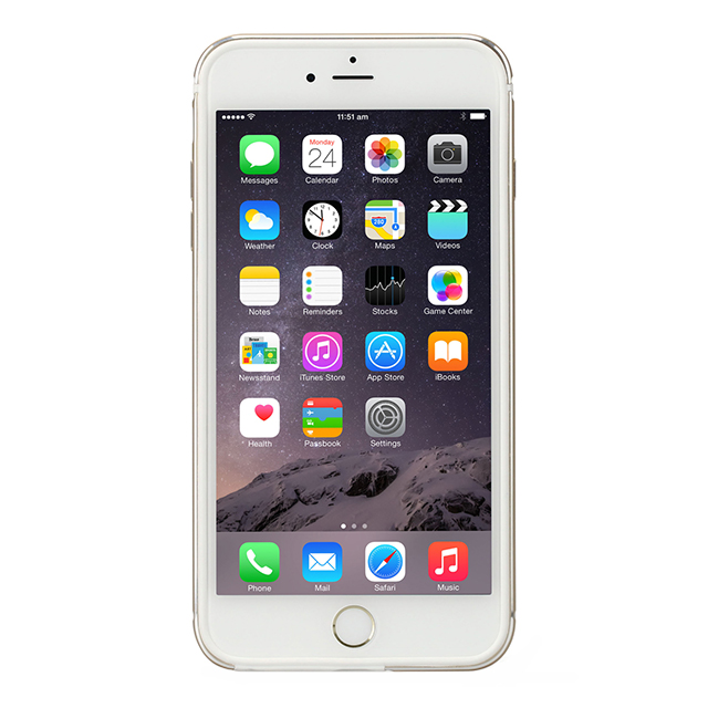 【iPhone6s Plus/6 Plus ケース】FRAME x FRAME SHOCKMOUNT (ゴールド/ホワイト)サブ画像