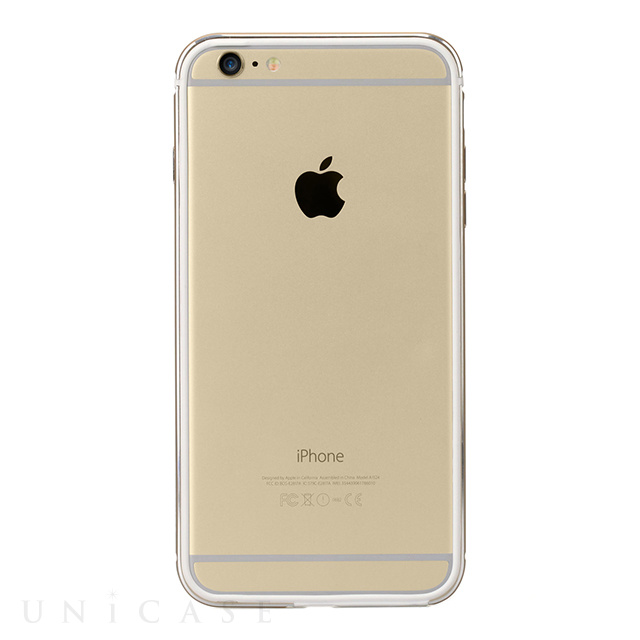 【iPhone6s Plus/6 Plus ケース】FRAME x FRAME SHOCKMOUNT (ゴールド/ホワイト)