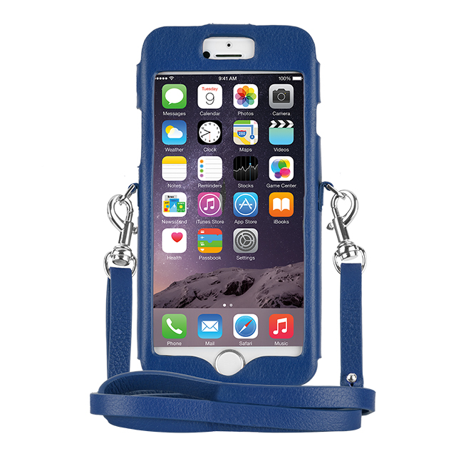【iPhone6s/6 ケース】REBECCAMINKOFF Crossbody Sleeve with Dogclip ＆ Crossbody Strap (Cobalt)サブ画像