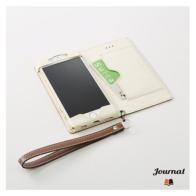 【iPhone6s/6 ケース】Journal フリップノートケース (レッド)goods_nameサブ画像