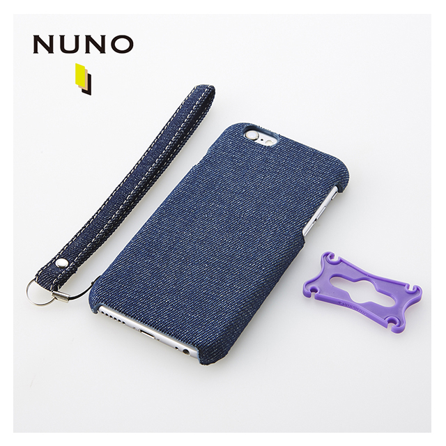 【iPhone6s/6 ケース】NUNO ファブリックケース (イエローチェック)goods_nameサブ画像