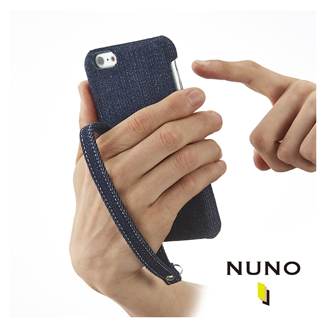 【iPhone6s/6 ケース】NUNO ファブリックケース (イエローチェック)goods_nameサブ画像