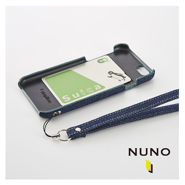 【iPhone6s/6 ケース】NUNO ファブリックケース (ネイビーチェック)サブ画像