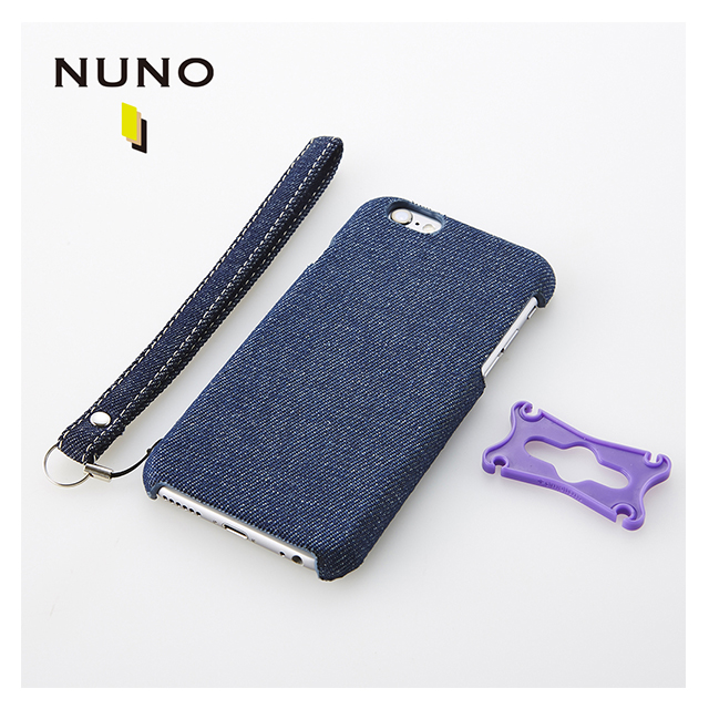 【iPhone6s Plus/6 Plus ケース】NUNO ファブリックケース (ブラックデニム)サブ画像