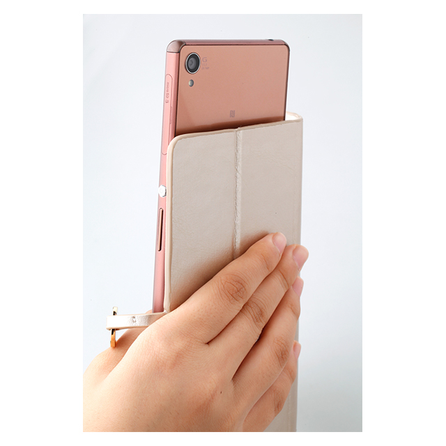 【マルチ スマホケース】607FS Star’s Case for 5inch Smartphone (シャンパンゴールド)サブ画像