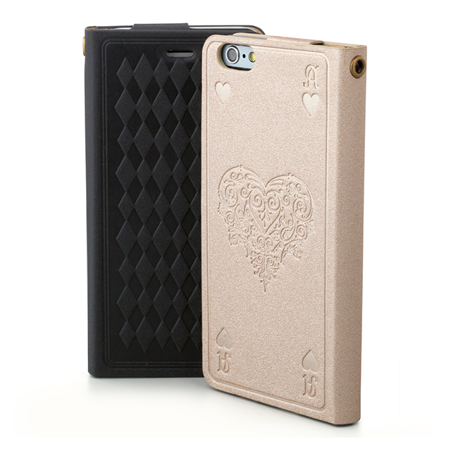 【iPhone6s/6 ケース】Playing Card Case ブラックサブ画像