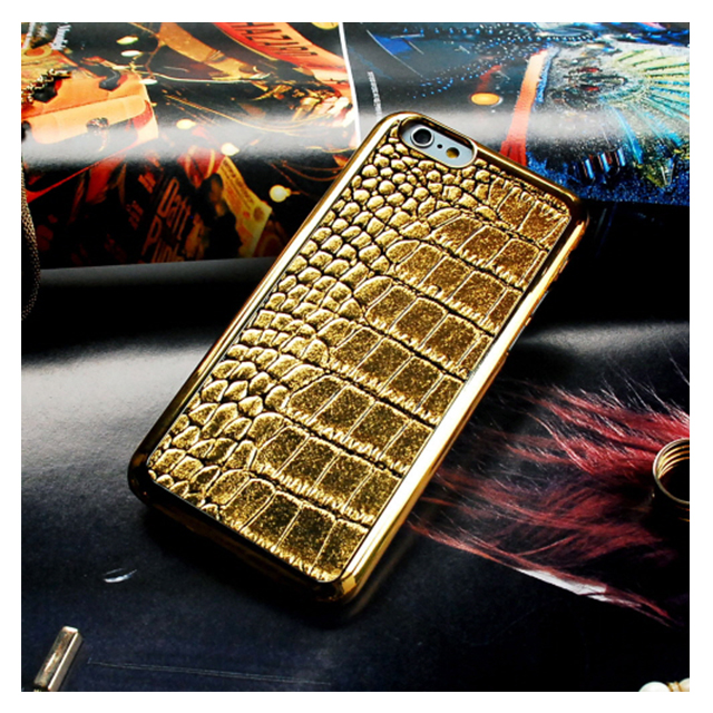 【iPhone6s/6 ケース】Gold Croco Barサブ画像