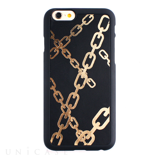 【iPhone6s/6 ケース】Chain Bar (ゴールド)