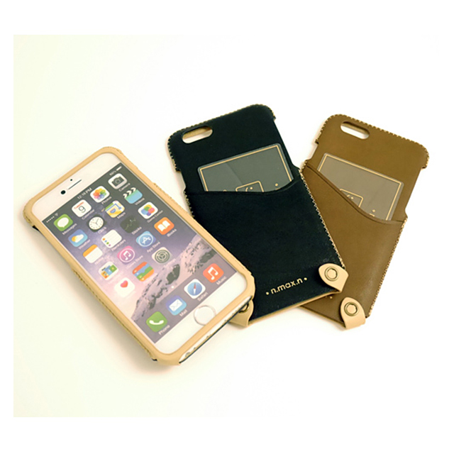 【iPhone6s/6 ケース】Minimalistレザーケース (ブラック)サブ画像