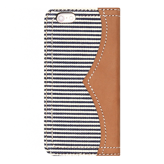 【iPhone6s/6 ケース】Denim Stripe Diary (ホワイト)サブ画像