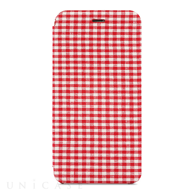【iPhone6s/6 ケース】極薄レザーケース「SLIM Fabric」 チェック柄