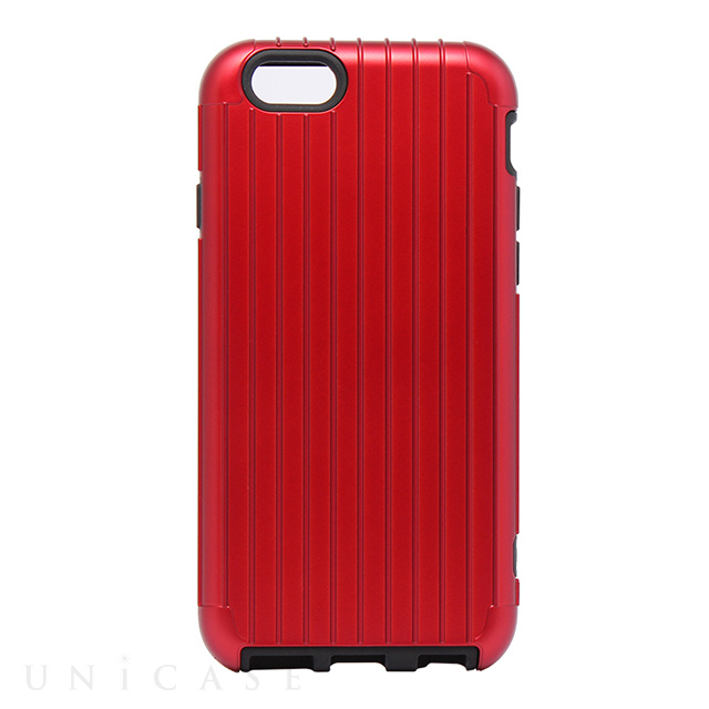 【iPhone6s Plus/6 Plus ケース】TRAVEL 2 ハイブリッドケース レッド