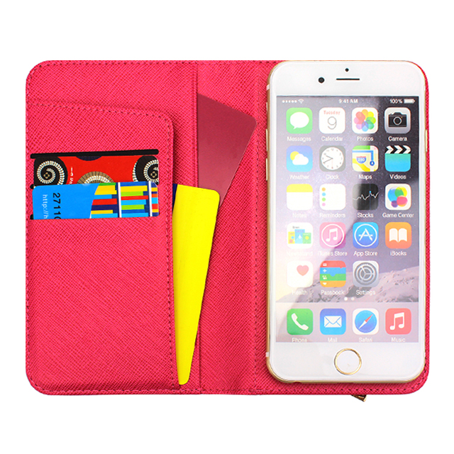 【iPhone6s/6 ケース】Wallet Case (Ribbon Pink)サブ画像