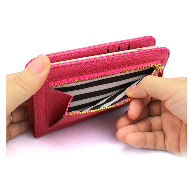 【iPhone6s/6 ケース】Wallet Case (Ribbon Pink)goods_nameサブ画像