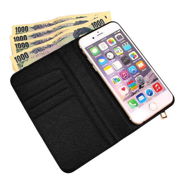 【iPhone6s/6 ケース】Wallet Case (Black)サブ画像