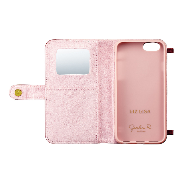 【iPhone6s/6 ケース】iDress ダイヤリーカバー LIZ LISA (ピンク)サブ画像