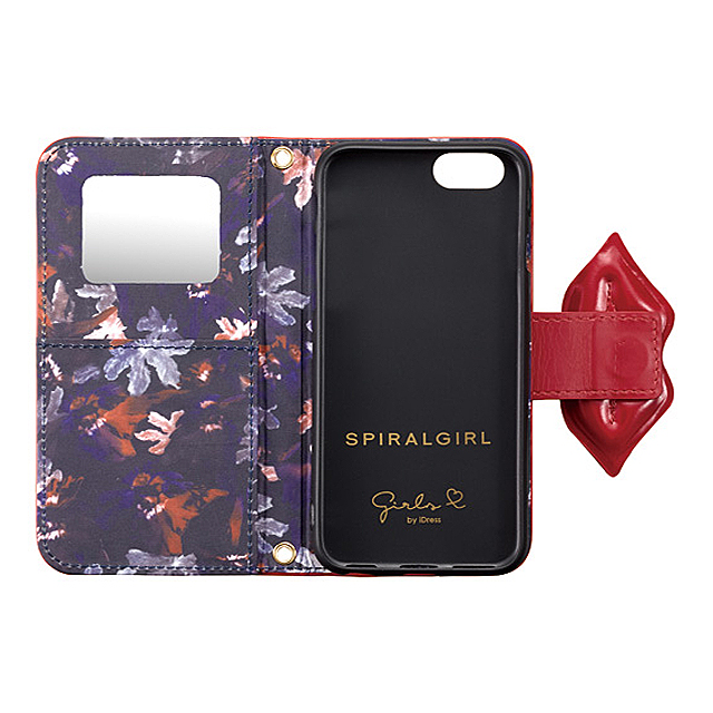 【iPhone6s/6 ケース】iDress ダイヤリーカバー SPIRALGIRL (レッド)サブ画像