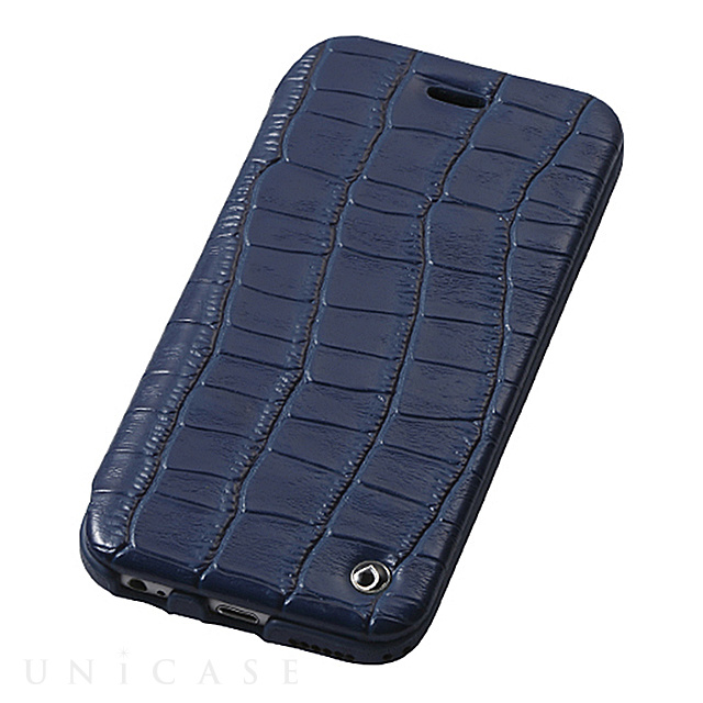 【iPhone6s/6 ケース】Luxury Genuine Leather Case (Midnight Blue)