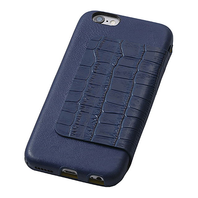 【iPhone6s/6 ケース】Luxury Genuine Leather Case (Midnight Blue)サブ画像
