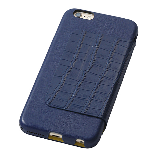 【iPhone6s Plus/6 Plus ケース】Luxury Genuine Leather Case (Midnight Blue)サブ画像