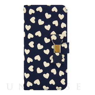 【iPhone6s/6 ケース】Ribbon Diary Heart Navy for iPhone6s/6