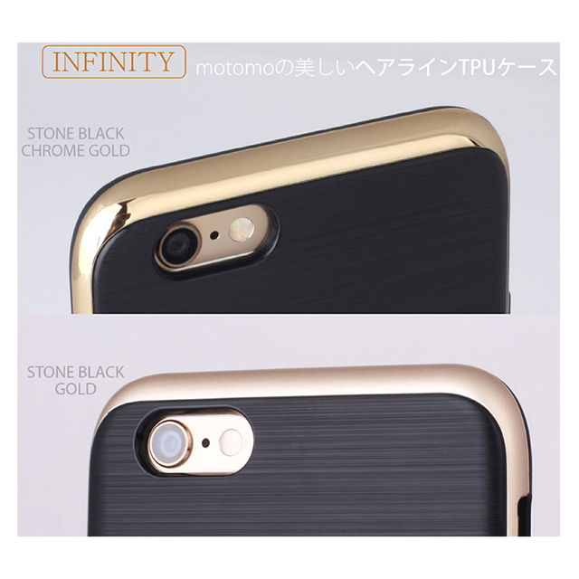 【iPhone6s/6 ケース】INO LINE INFINITY (STONE BLACK CHROME SILVER)サブ画像