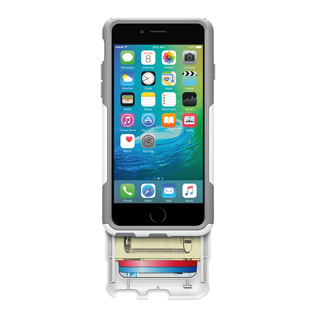 【iPhone6s/6 ケース】Commuter Walletシリーズ ホワイト/ガンメタルグレイ (GLACIER)サブ画像