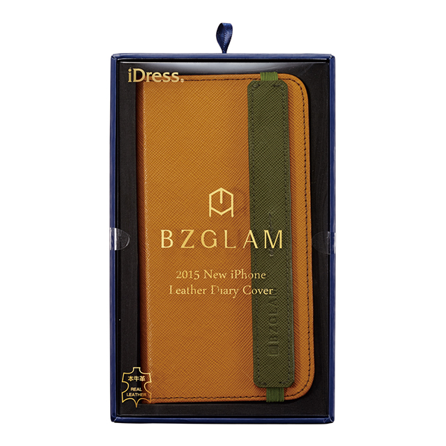 【iPhone6s Plus/6 Plus ケース】BZGLAM レザーダイヤリーカバー (ブラウン)goods_nameサブ画像