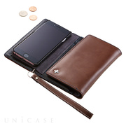 【iPhone6s/6 ケース】SPLITTER Flip Note Wallet Case (ブラウン)